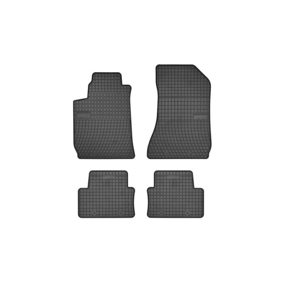 FROGUM Tailored 0706 Floor mat set for ALFA ROMEO 159 Elastomer, Front and Rear, Quantity: 4, Black, (LHD)