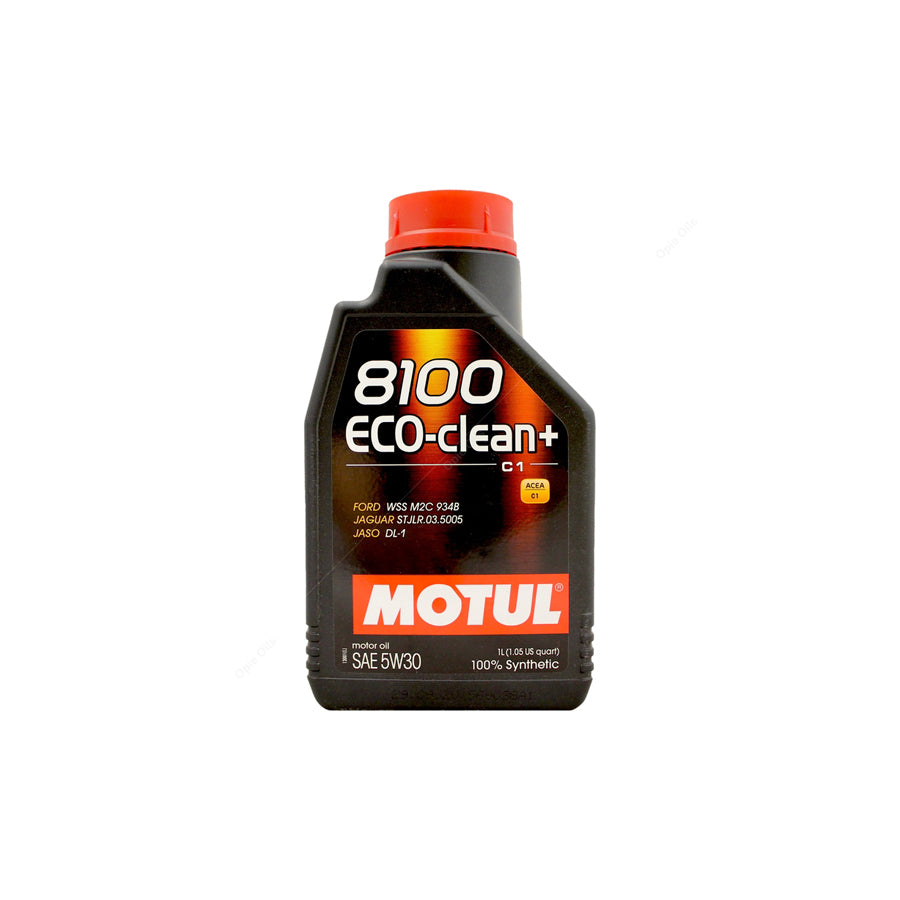 Motul 8100 Eco-Clean+ 5w-30 Fully Synthetic Car Engine Oil 1l