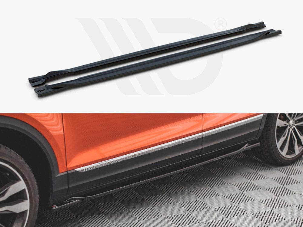Maxton Design VW-T-ROC-1-SD1T Side Skirts Diffusers VW T-roc MK1 | Duco Car Parts UK Car Parts
