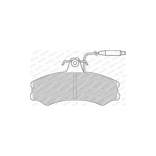 Ferodo Premier Eco Friction Fvr287 Brake Pad Set Incl Wear Warning Contact With Brake Caliper Screws With Accessories