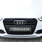 Rieger 00056795 Audi 8V Front Splitter (A3 & S3) -  Matte Black