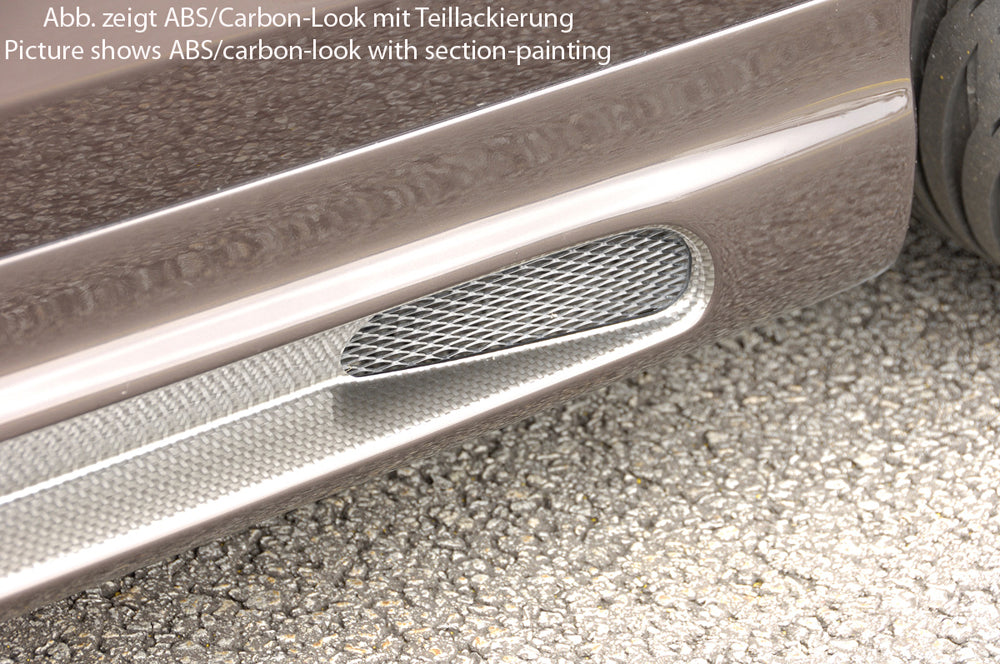 Rieger 00099747 VW 1F Eos Right Side Skirt - Carbon-Look