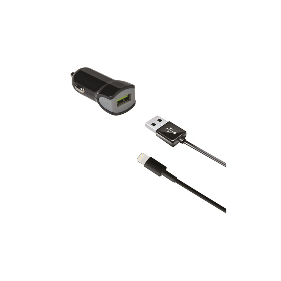 Celly Car Charger CCUSBLIGHT In-car charger 12-24VV, 1m, with pipe, Black