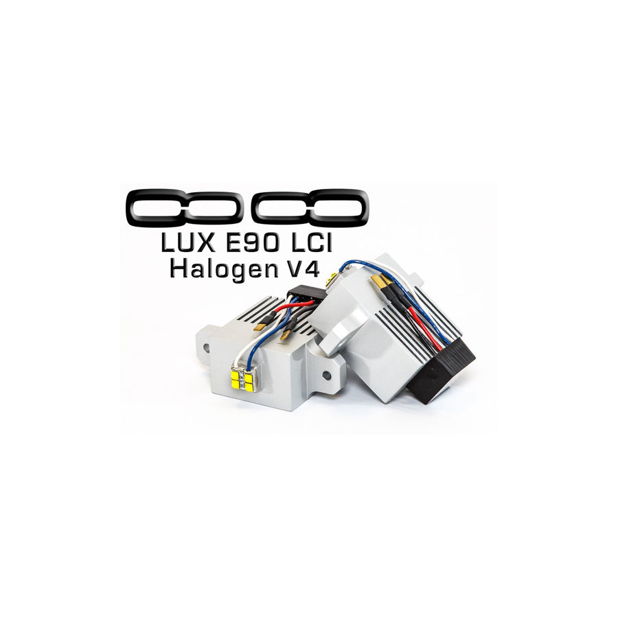 LUX BMW E90 LCI HALOGEN V3 Angel Eyes