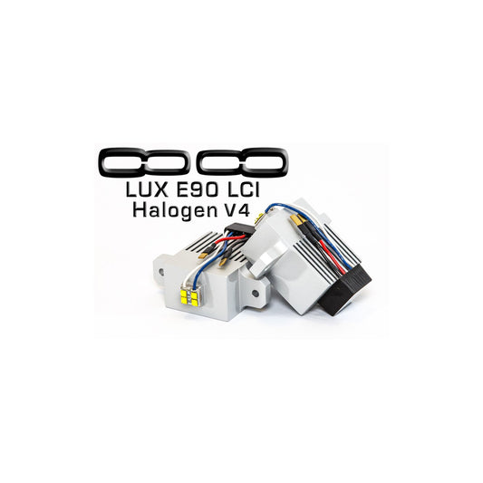 LUX BMW E90 LCI HALOGEN V3 Angel Eyes