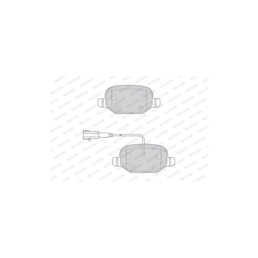 Ferodo Fdb4692 Brake Pad Set Premier Eco Friction Incl Wear Warning Contact With Accessories