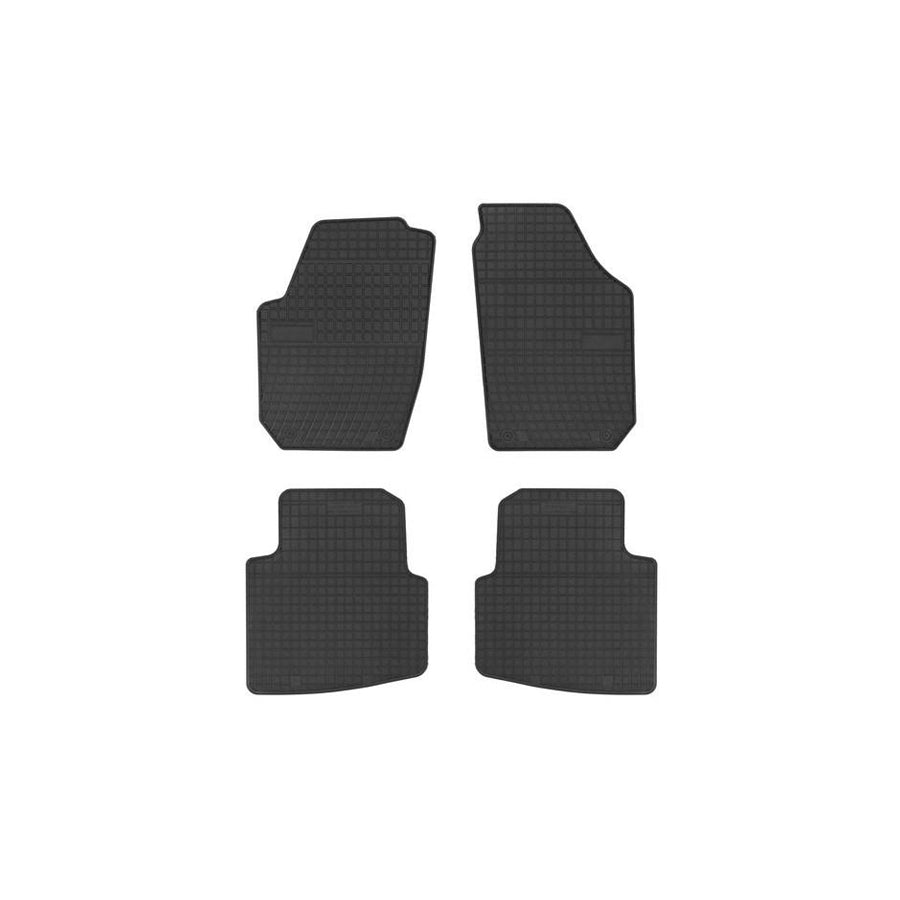 FROGUM Tailored 0363 Floor mat set for SKODA Roomster (5J) Elastomer, Front and Rear, Quantity: 4, Black, (LHD)