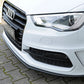 Rieger 00056795 Audi 8V Front Splitter (A3 & S3) -  Matte Black