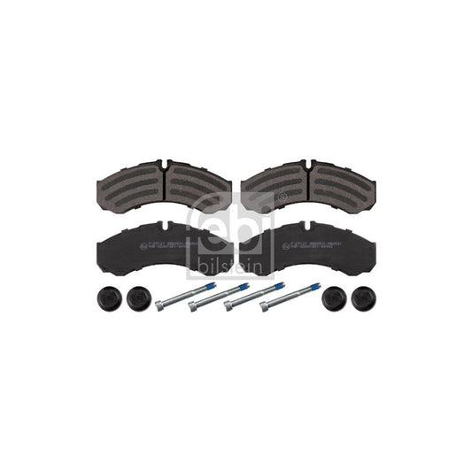 Febi Bilstein 16704 Brake Pad Set For Iveco Daily Front Axle Rear Axle Prepared For Wear Indicator With Attachment Material