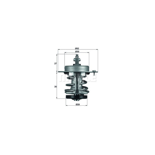 MAHLE ORIGINAL TX 69 79 Engine thermostat Opening Temperature: 79°C, without gasket / seal