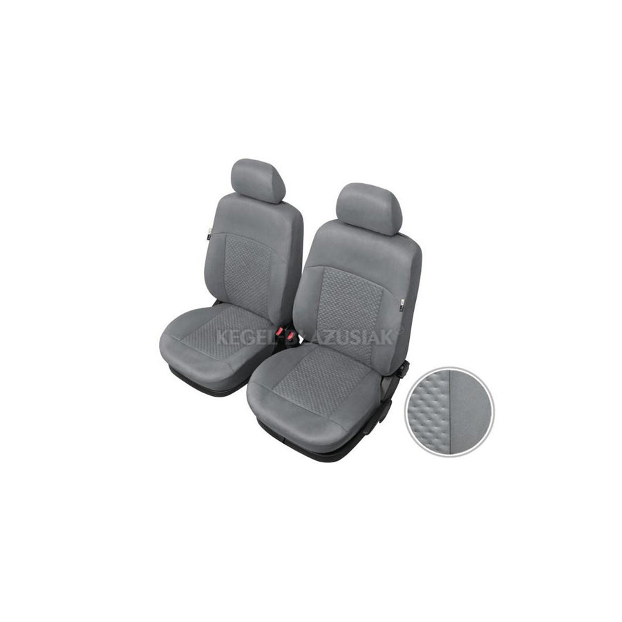 KEGEL 5-1304-235-3020 Car seat cover Grey, Leatherette, Polyester, Front