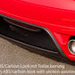 Rieger 00099050 Audi 8J TT Rear Diffuser for Twin Tailpipe Left & Right - Carbon-Look