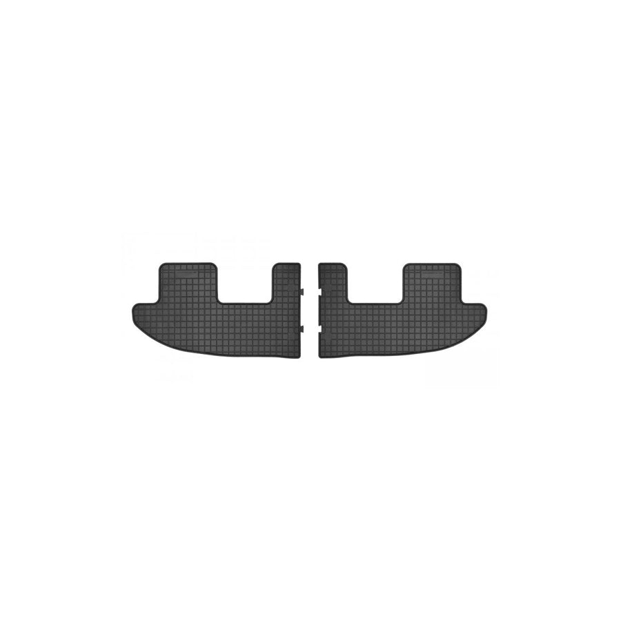 FROGUM 401921 Floor mat set for SSANGYONG Rexton (Y400) Elastomer, Rear, Quantity: 2, Black