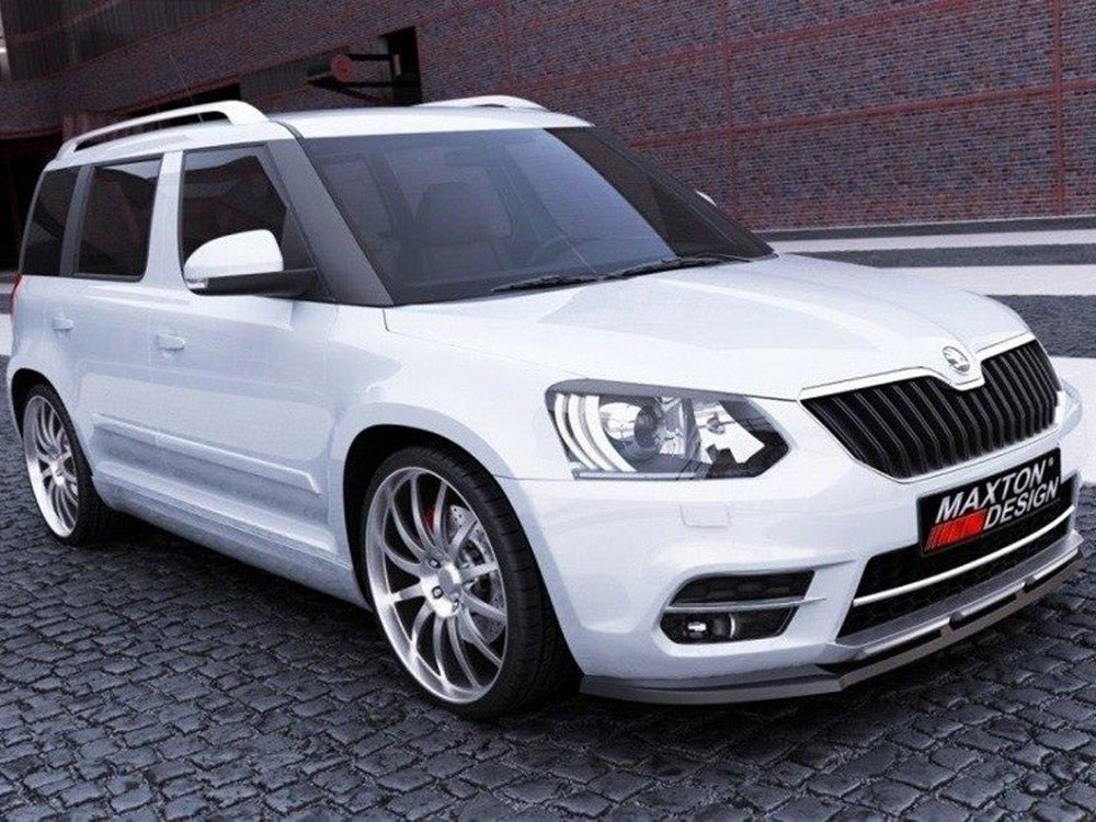 Maxton Design SK-YE-1F-FD1T Front Splitter Skoda Yeti | Duco Car Parts UK Car Parts