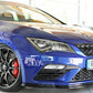Rieger 00088131 SEAT 5F Front Splitter (Leon FR & Leon Cupra) - Glossy Black