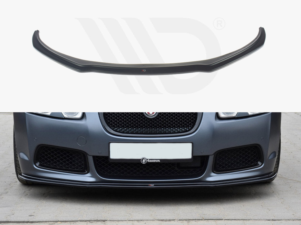 Maxton Design JA-XFR-1-FD1T Front Splitter V.1 Jaguar Xf- R (2007-2011) | Duco Car Parts UK Car Parts