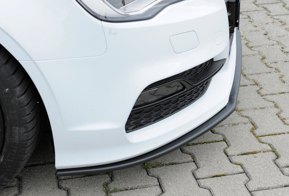 Rieger 00056799 Audi 8V Front Splitter (A3 & S3) -  Matte Black