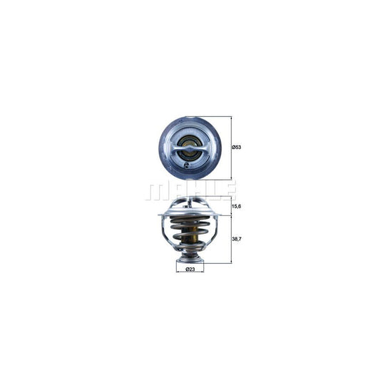 MAHLE ORIGINAL TX 123 95D Engine thermostat Opening Temperature: 95°C, with seal