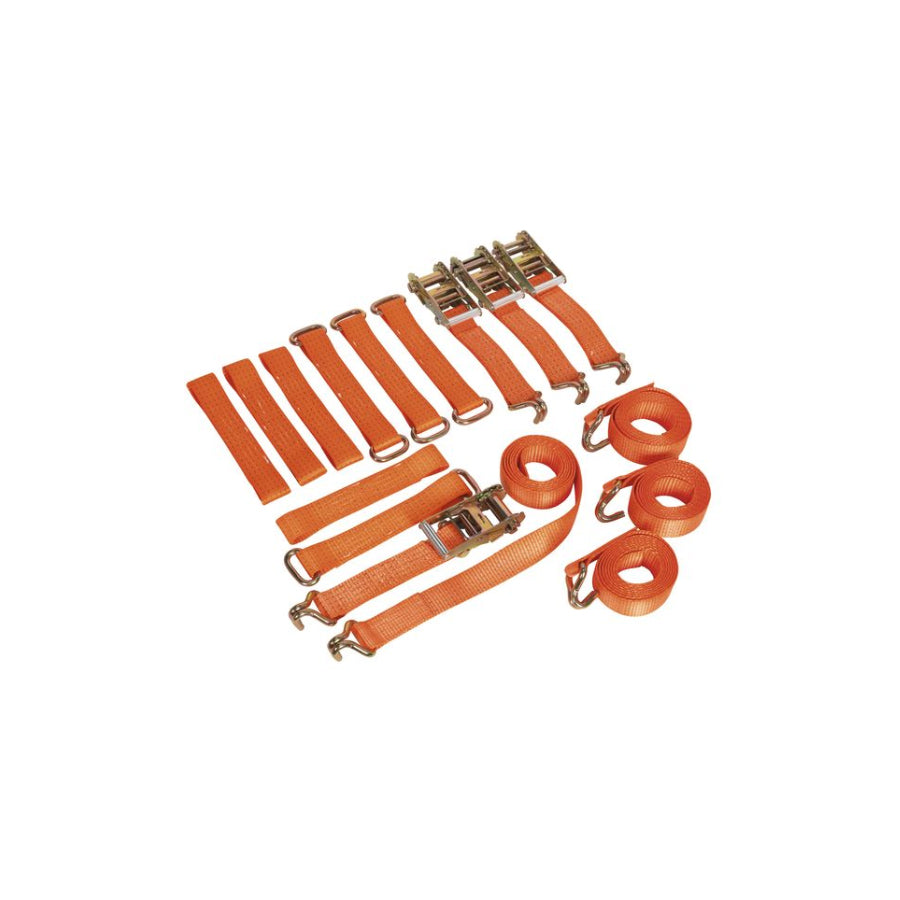 SEALEY TDRWKIT Tie down straps 3 m, 50 mm, 4500 kg
