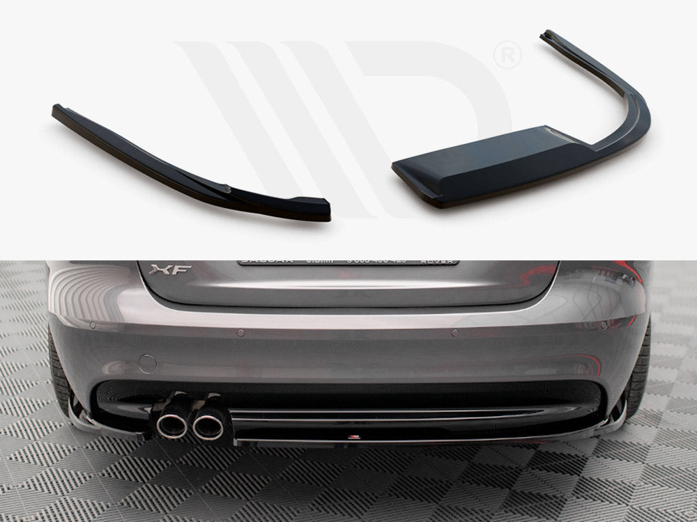 Maxton Design JA-XF-2-RSPORT-RSD1T Rear Side Splitters Jaguar Xf R-sport MK2 (2015-2020) | Duco Car Parts UK Car Parts