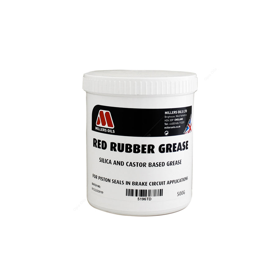 Millers Oils Red Rubber Grease