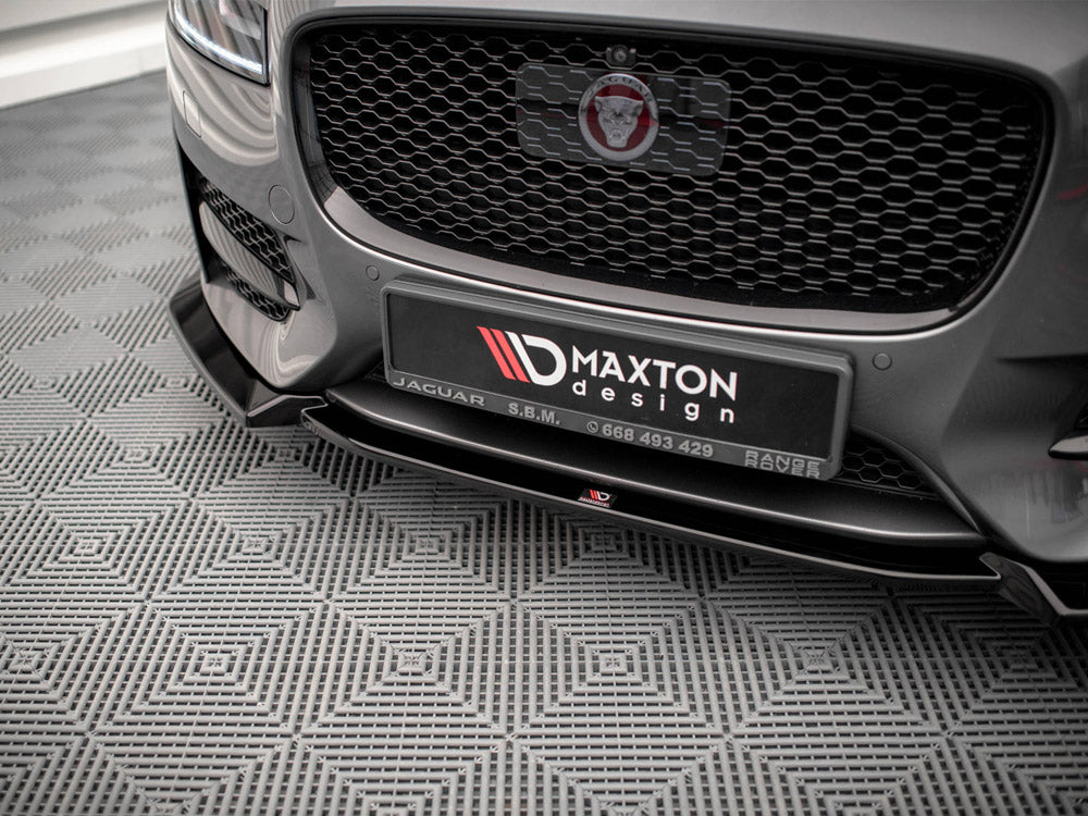 Maxton Design Jaguar Xf R-sport MK2 (2015-2020) Front Splitter V.2