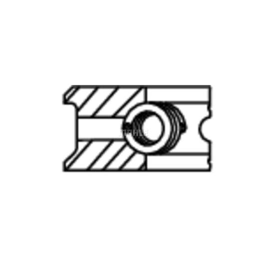 MAHLE ORIGINAL 083 26 N0 Piston Ring Kit Cyl.Bore: 80,0mm