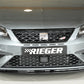 Rieger 00088131 SEAT 5F Front Splitter (Leon FR & Leon Cupra) - Glossy Black