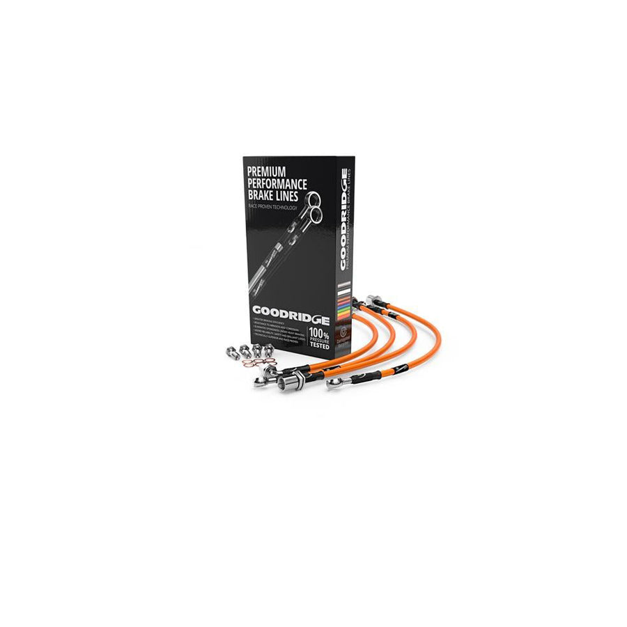 Goodridge BMW MINI F39 F40 F46 F54 F60 Brake Hose Kit (Inc. 118i, 220d, Clubman Cooper S & Countryman JCW)