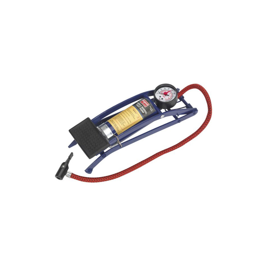SEALEY S0540 Foot pump with gauge