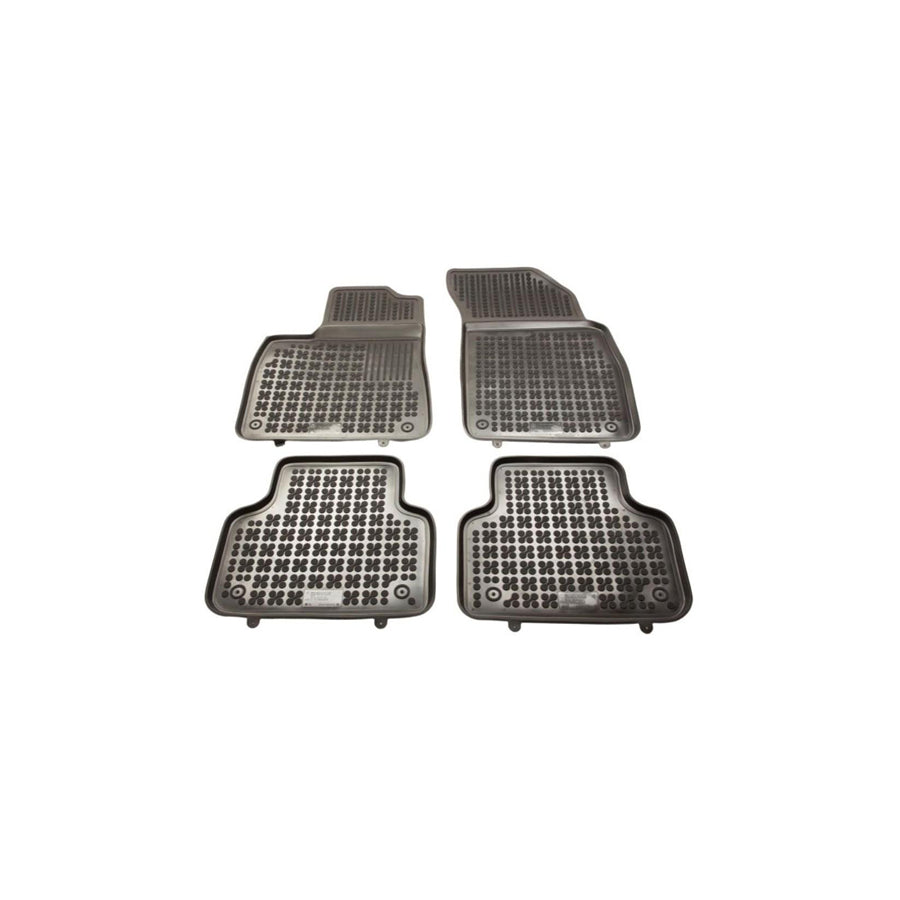 REZAW PLAST Tailored 200318 Floor mat set for AUDI Q7 (4MB) Elastomer, Front and Rear, Quantity: 4, Black