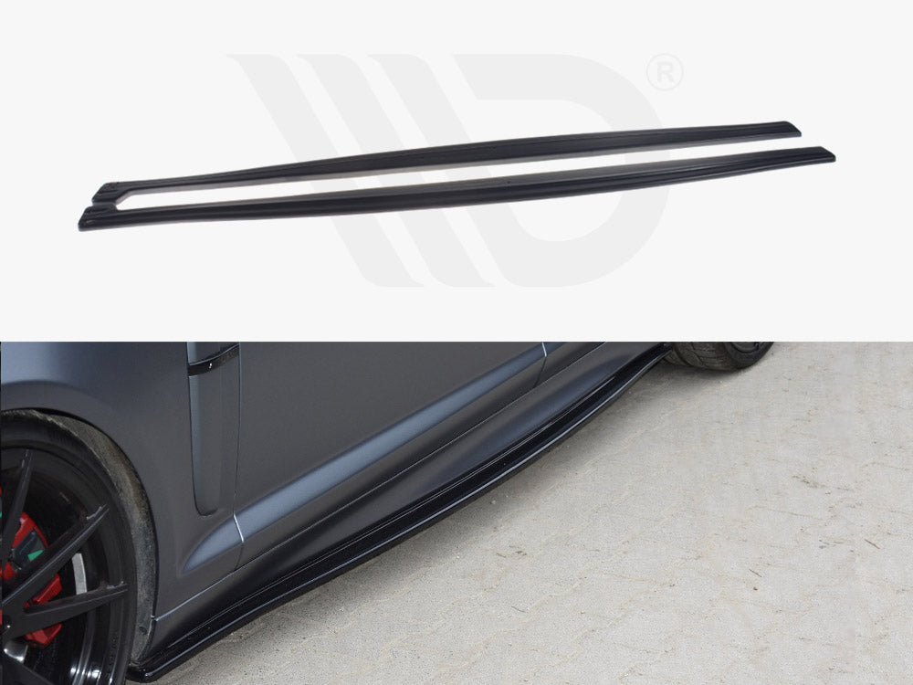 Maxton Design JA-XFR-1-SD1T Side Skirts Diffusers Jaguar Xf- R (2007-2011) | Duco Car Parts UK Car Parts