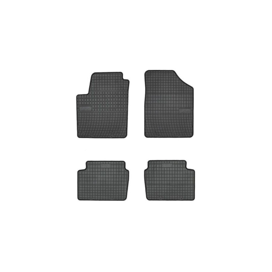 FROGUM Tailored 0425 Floor mat set for HYUNDAI i10 I (PA) Elastomer, Front and Rear, Quantity: 4, Black, (LHD)