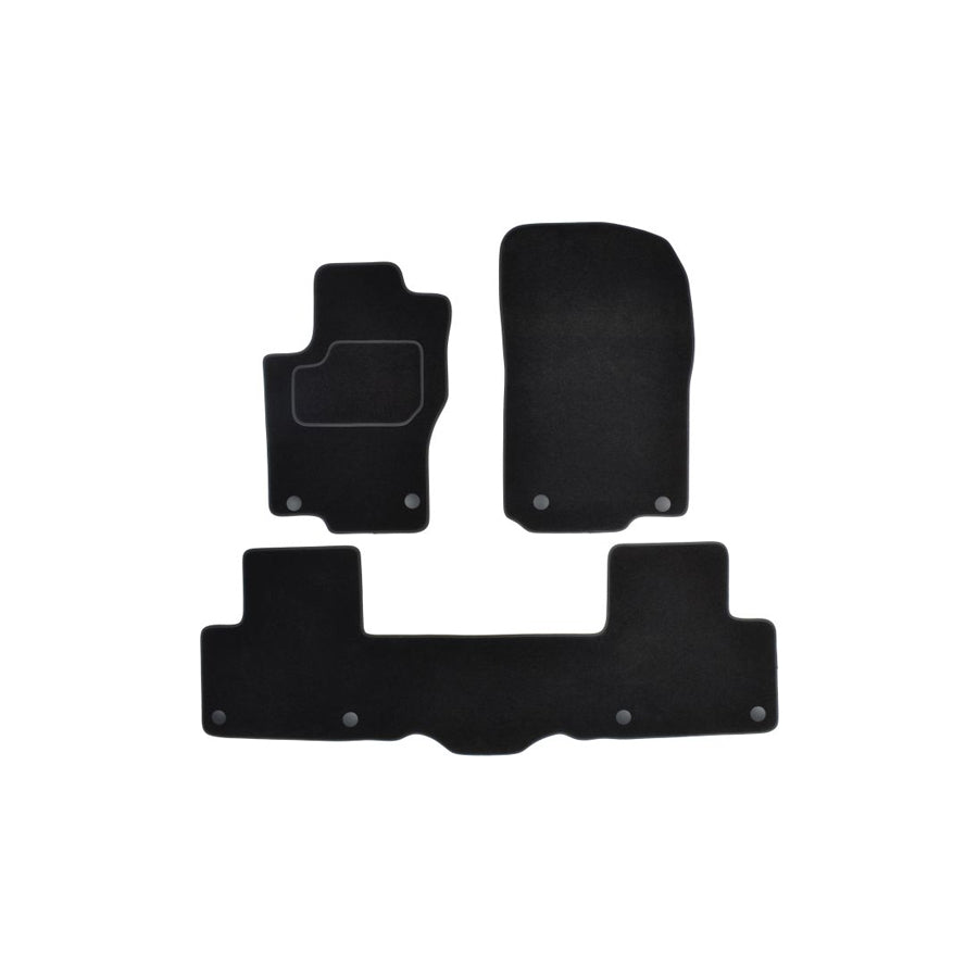 MAMMOOTH A041 MER230 PRM 01 Floor mat set suitable for MERCEDES-BENZ ML-Class (W166) Textile, Front and Rear, Quantity: 3, Black