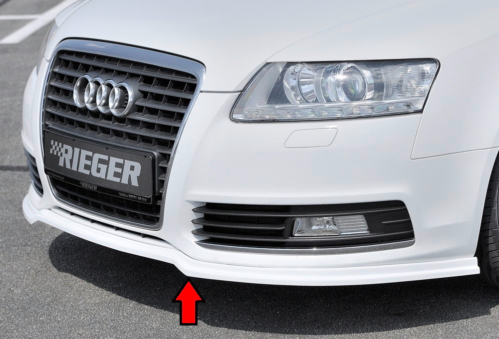 Rieger 00055330 Audi 4F A6 Front Splitter