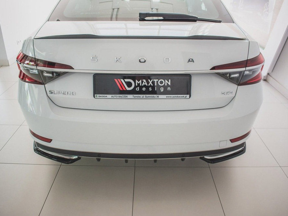 Maxton Design Skoda Superb MK3 Fl Hatchback / Estate (2019-) Rear Side Splitters