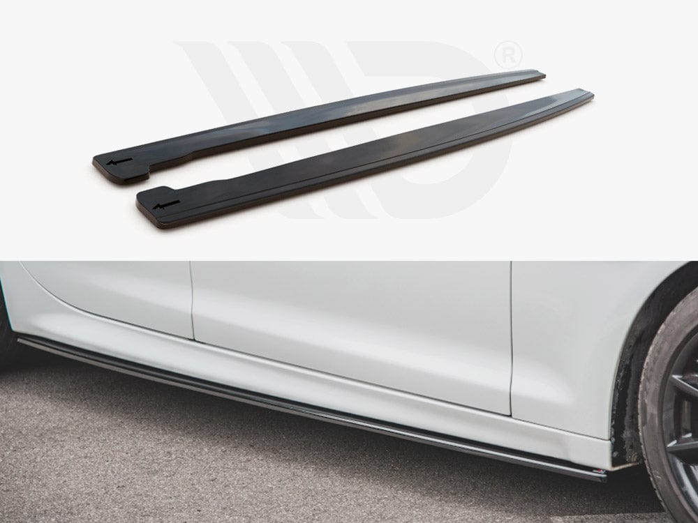 Maxton Design JA-XJ-4-SD1T Side Skirt Splitters Jaguar Xj X351 Facelift | Duco Car Parts UK Car Parts