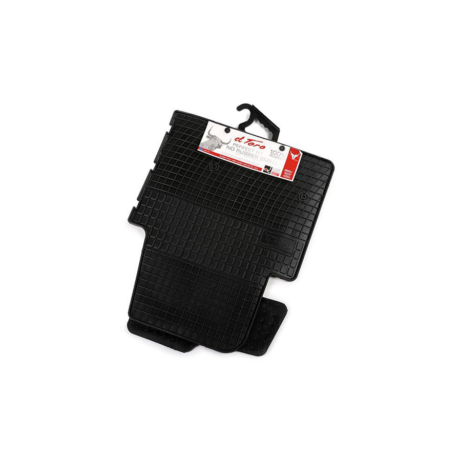 FROGUM Tailored D00695 Floor mat set Elastomer, Front, Quantity: 3, Black, (LHD)