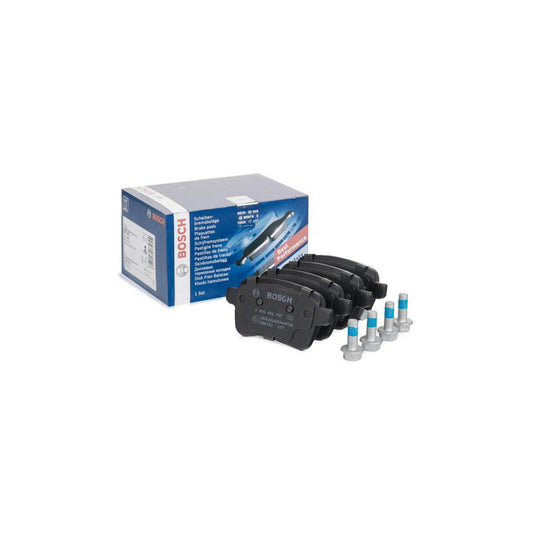 Bosch 0986494747 Brake Pad Set With Acoustic Wear Warning With Bolts Screws With Accessories BP1762