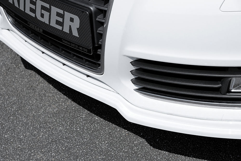 Rieger 00055330 Audi 4F A6 Front Splitter -  Matte Black