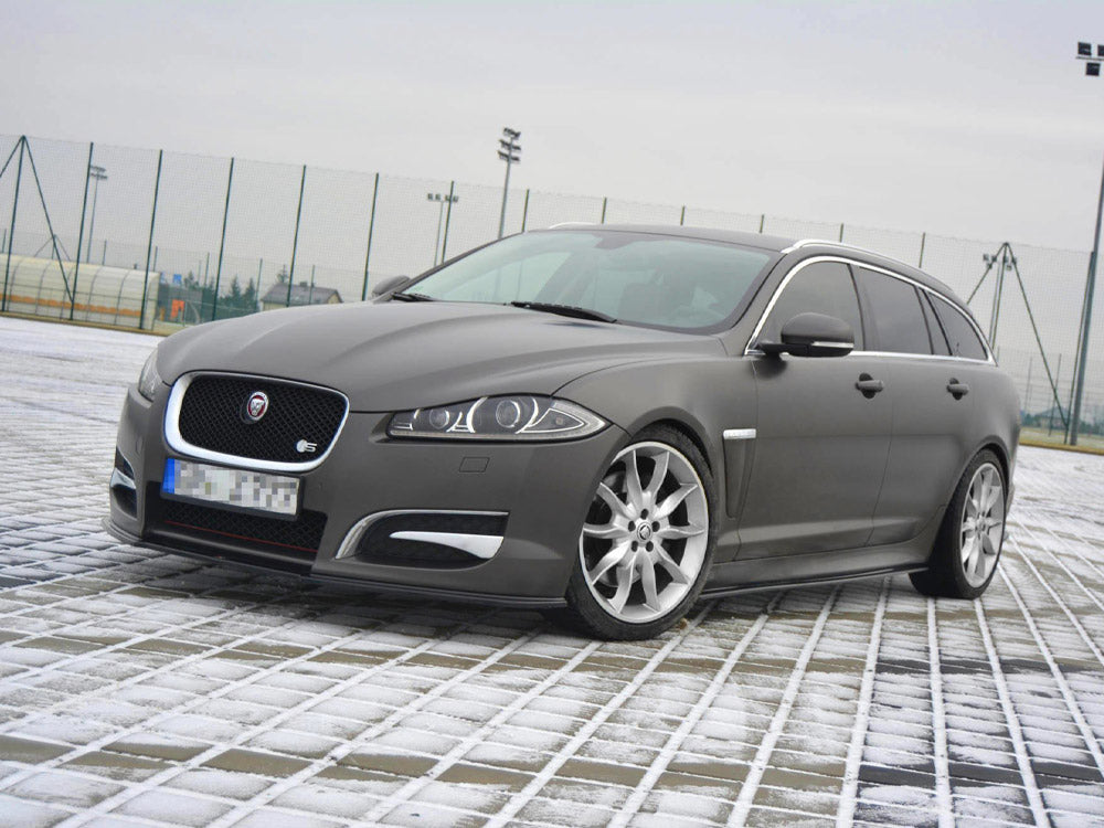 Maxton Design Jaguar Xf (x250) MK1 Sportbrake S-pack (2012-2015) Side Skirts Splitters