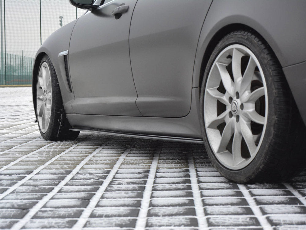 Maxton Design JA-XFS-1F-SB-SD1T Side Skirts Splitters Jaguar Xf (x250) MK1 Sportbrake S-pack (2012-2015) | Duco Car Parts UK Car Parts