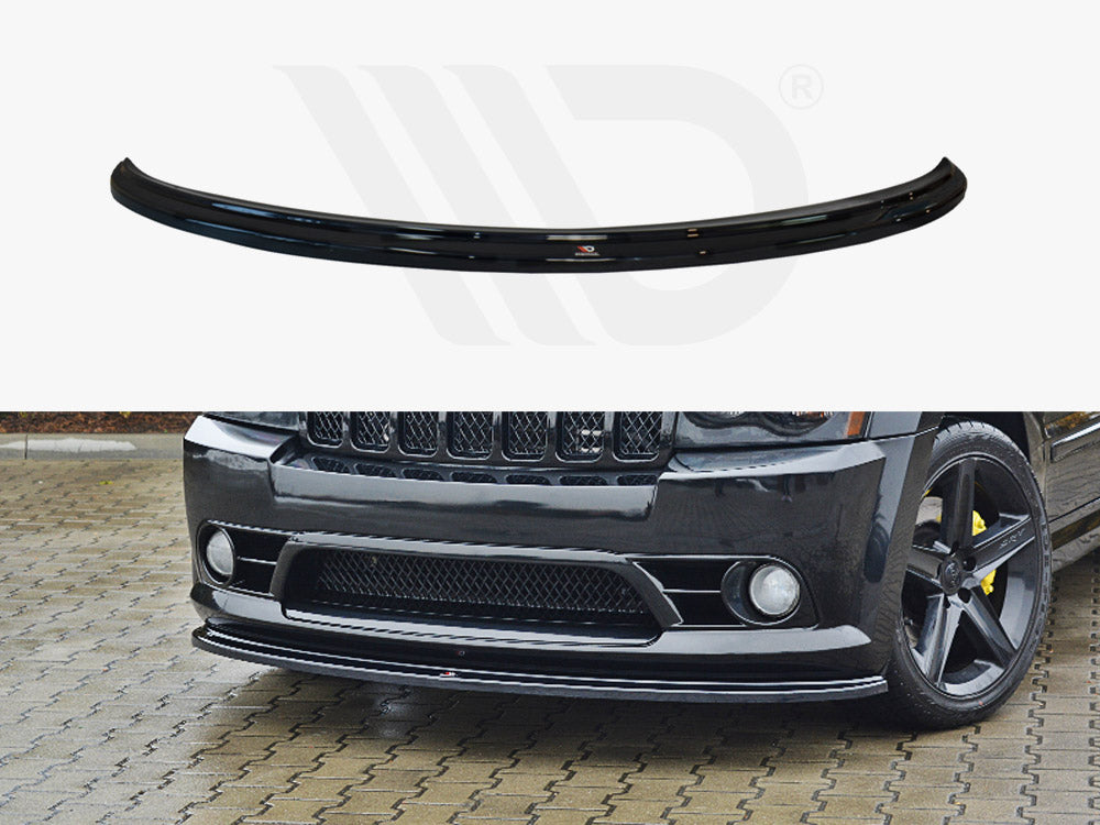 Maxton Design JE-GC-3-SRT8-FD1T Front Splitter V.1 Jeep Grand Cherokee Wk Srt8 | Duco Car Parts UK Car Parts