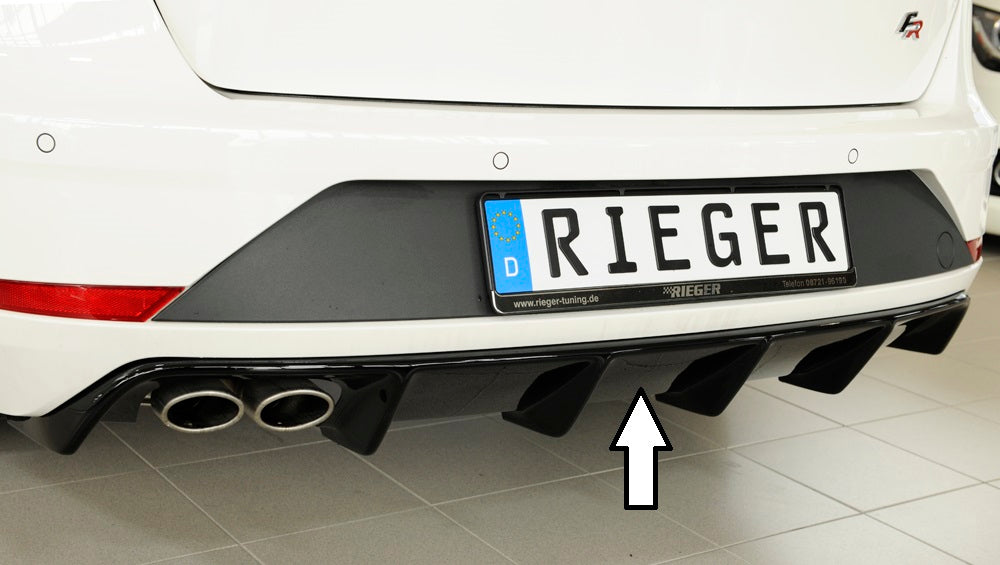 Rieger 00088134 SEAT 5F Leon FR Rear Diffuser