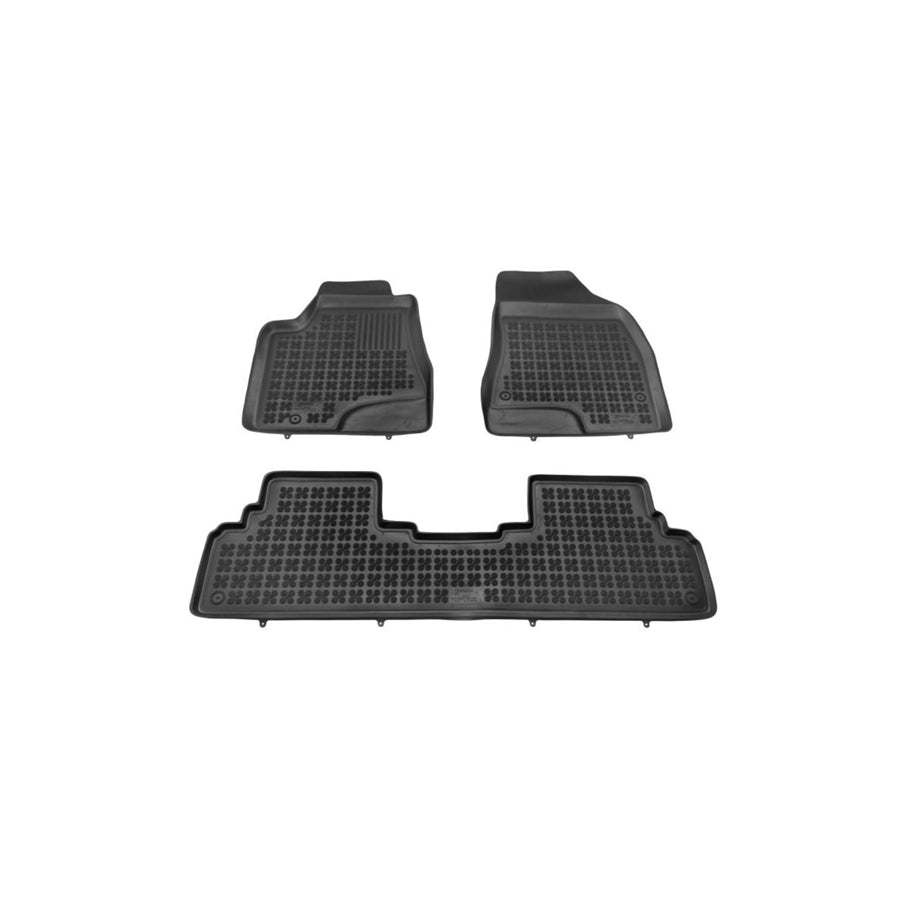 REZAW PLAST 202402 Floor mat set for LEXUS RX III (AL10) Elastomer, Front and Rear, Black