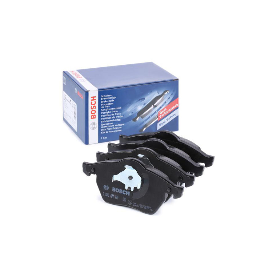 Bosch 0986424460 Brake Pad Set With Anti Squeak Plate With Piston Clip BP229