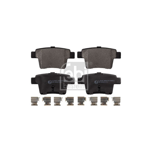 Febi Bilstein 16571 Brake Pad Set Rear Axle Excl Wear Warning Contact With Attachment Material