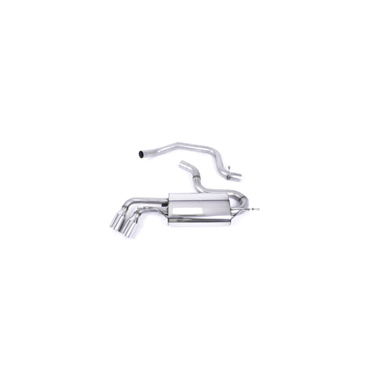 MillTek Audi TT MK2 Non-Resonated Cat Back Exhaust