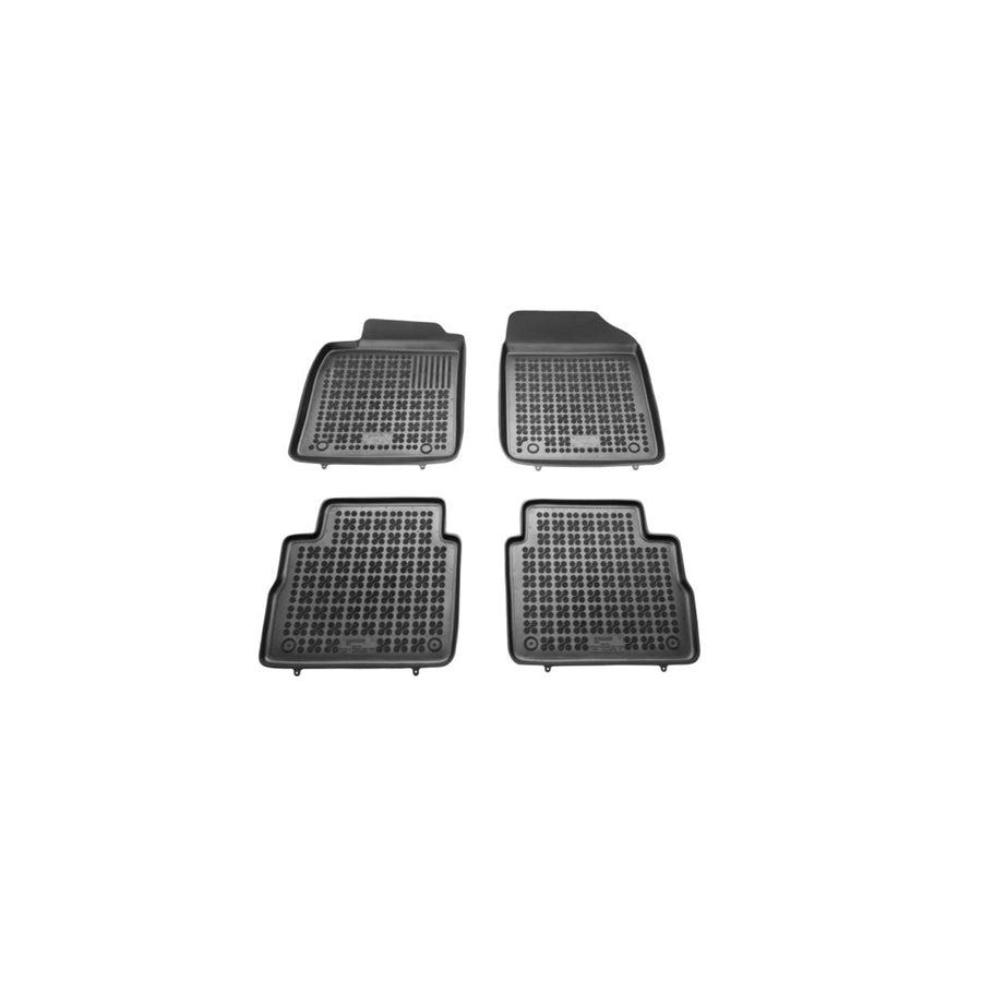 REZAW PLAST Tailored 200508 Floor mat set Elastomer, Front and Rear, Quantity: 4, Black