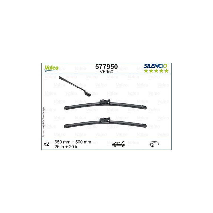 Valeo 577950 Wiper Blade | Duco Car Parts UK Car Parts